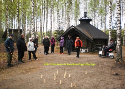 Ulkoilua Utransaaren kodalla Joensuussa toukokuussa 2016